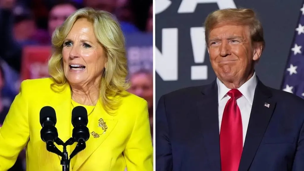 Джилл Байден и Дональд Трамп. Обложка © ТАСС / AP / Alex Brandon / ТАСС / AP / David Yeazell