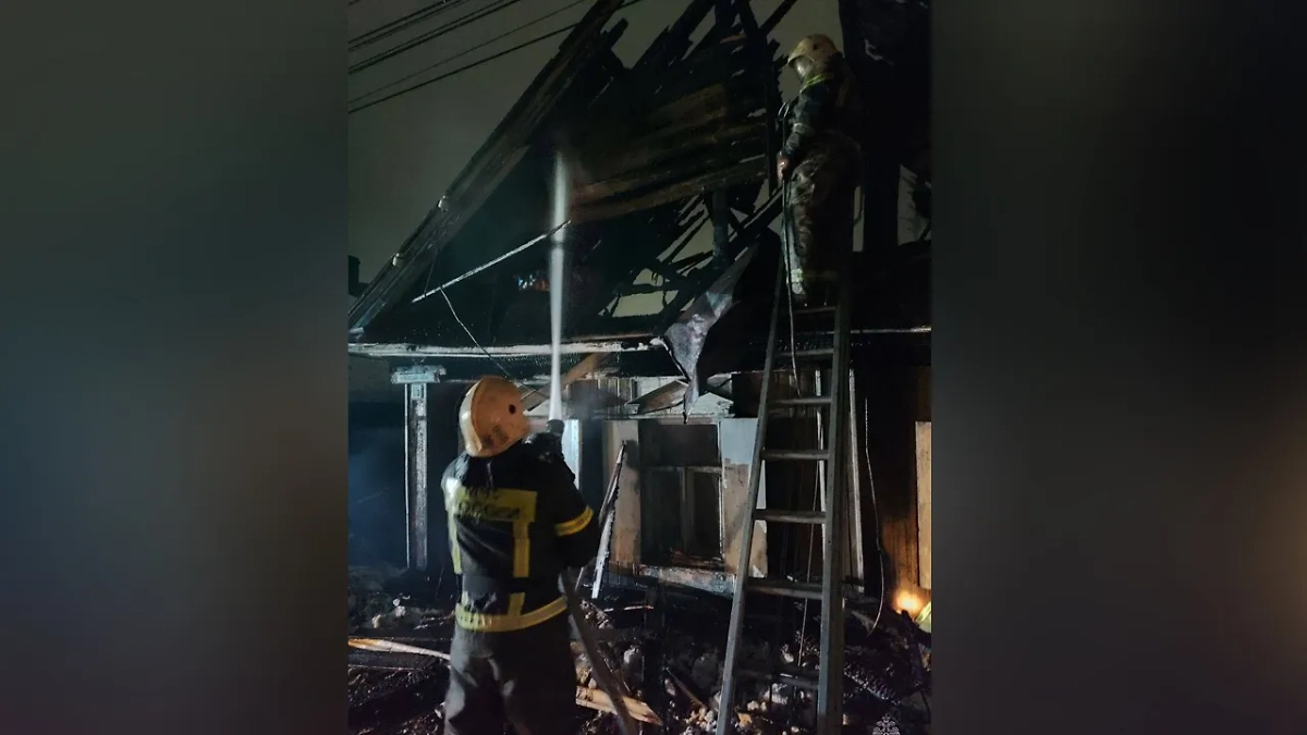 В Нижегородской области подросток погиб на пожаре. Фото © МЧС РФ