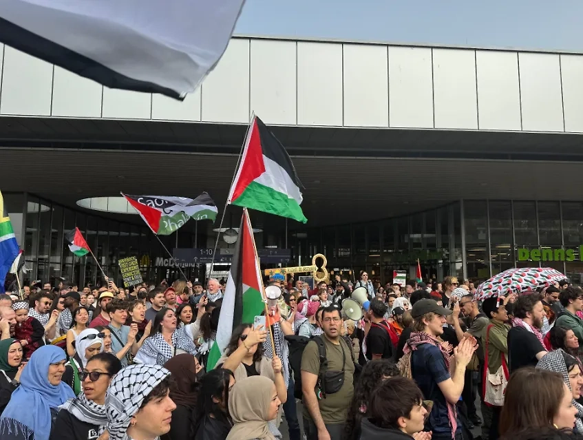 Митинг в Берлине. Фото © Х / lucapette