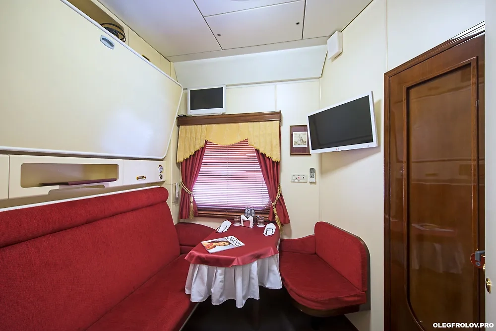 В подобном купе Кристина Орбакайте приехала в Москву. Фото © LiveJournal / olegfrolov