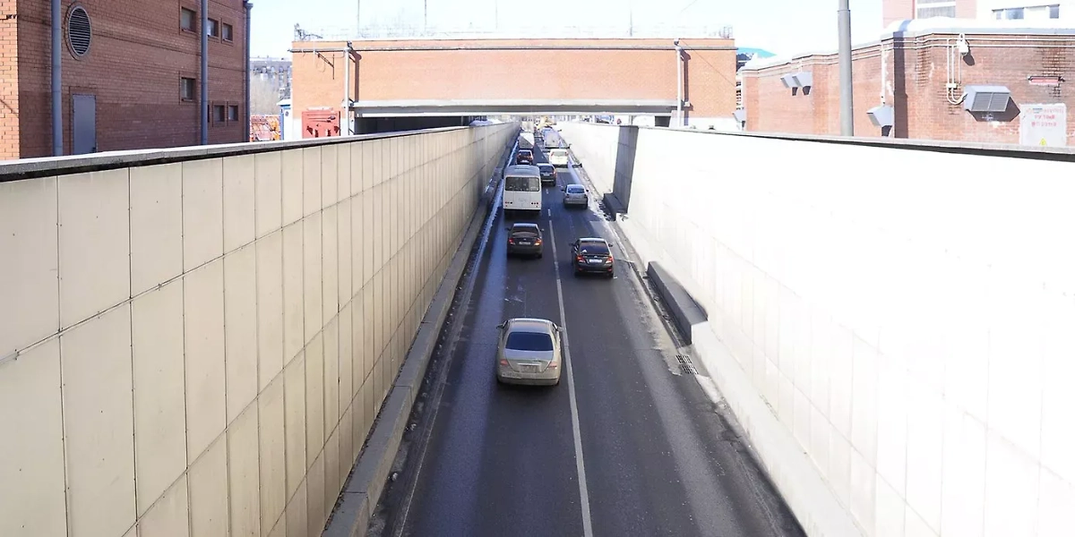 В Москве ремонтируют Лефортовский тоннель — самый длинный в столице. Фото © Mos.ru