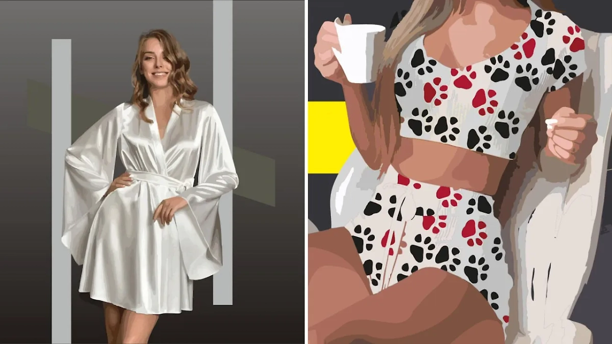 Кружева или милые принты? Мужчины признались, какая домашняя одежда на девушках их заводит. Фото предоставлено Life.ru