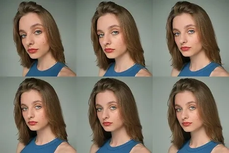 Чем ближе камера, тем искажённей черты лица. Фото © Технические примеры без обработки из курса "Портретная фотография" на платформе "Академика"