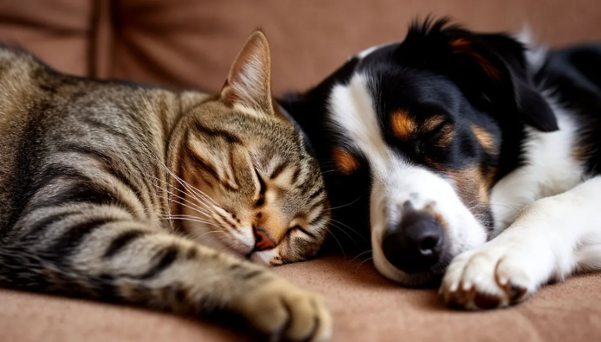 Если вы видите, что ваша собака или кошка куда-то «бежит» во сне, — с ней всё хорошо. Обложка © «Шедеврум» / Life.ru