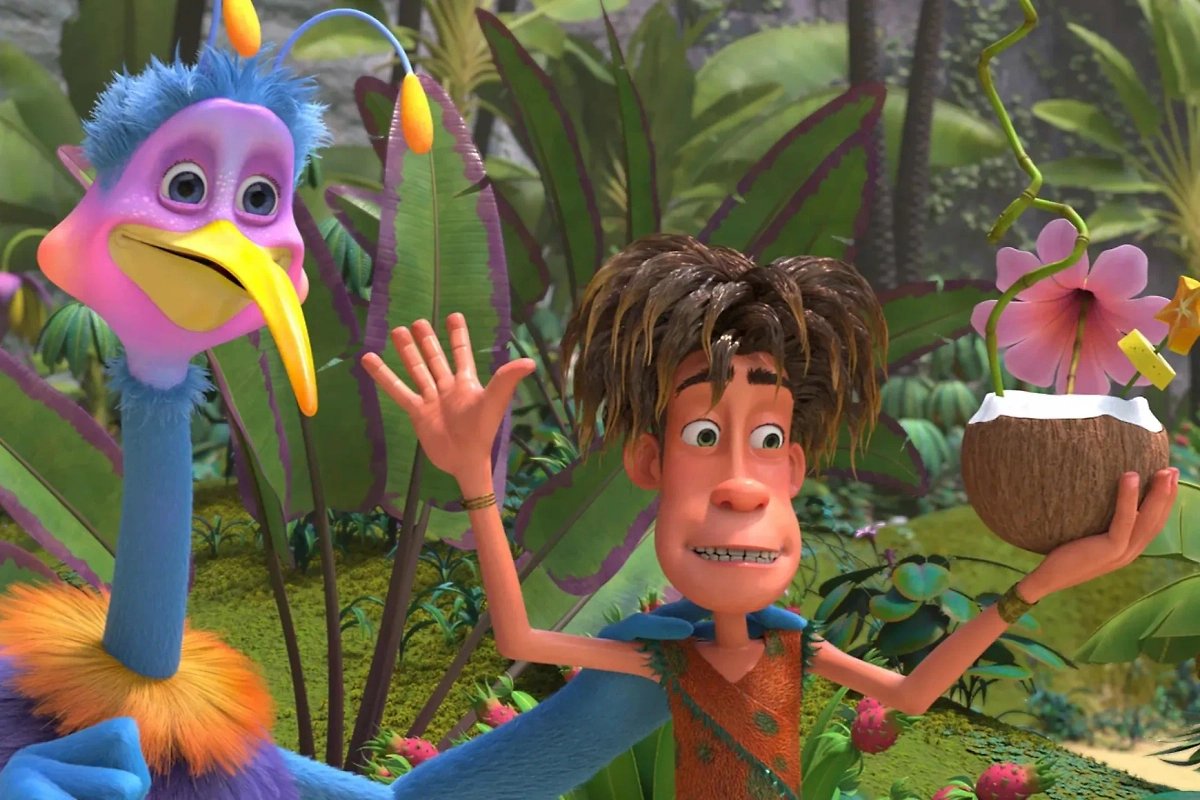 «Маракуда» — тоже про динозавров, а ещё про древних людей и приключения. Фото © «Маракуда» (2025), режиссёр Виктор Глухушин, сценарист Александр Архипов / Kinoposk 