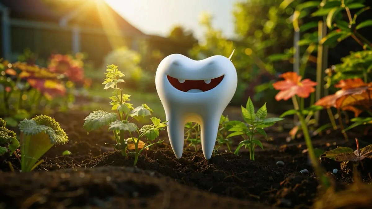 Выращенные зубы интегрируются с челюстью, как натуральные, поэтому они лучше, чем имплантаты или пломбы. Обложка © Kandinsky 3.1 / Life.ru