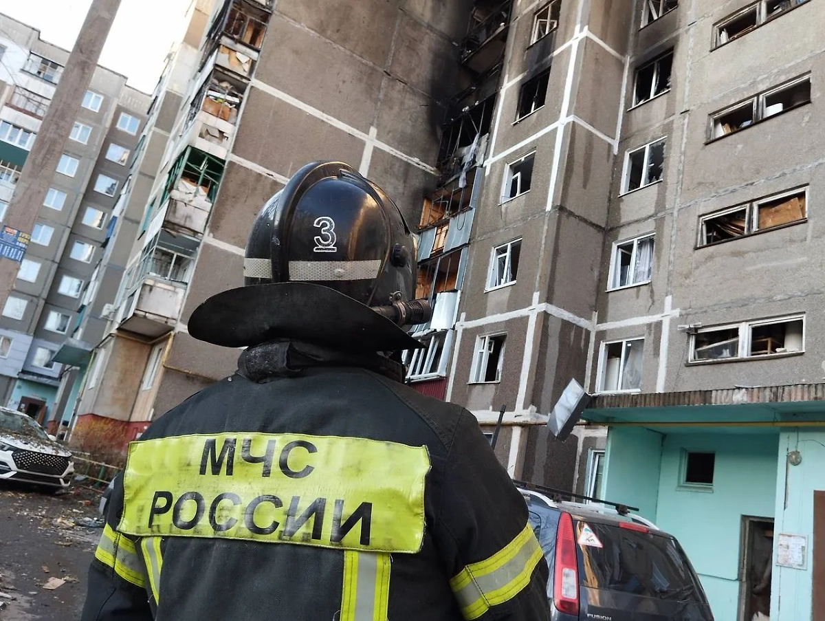 Курск после атаки ВСУ 15 апреля. Обложка © Телеграм / Александр Хинштейн