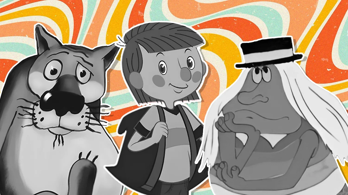 Коллаж © Life.ru. Обложка © Freepik, © «Жил-был пёс», режиссёр Эдуард Назаров, сценарист Эдуард Назаров, © «Трое из Простоквашино», режиссёр Владимир Попов, сценарист Эдуард Успенский, «Летучий корабль», режиссёр Гарри Бардин, сценарист Алексей Симуков / Kinopoisk