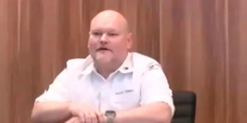 Переехавший из Германии в Россию Максим Житников. Обложка © Telegram / Кремль. Новости