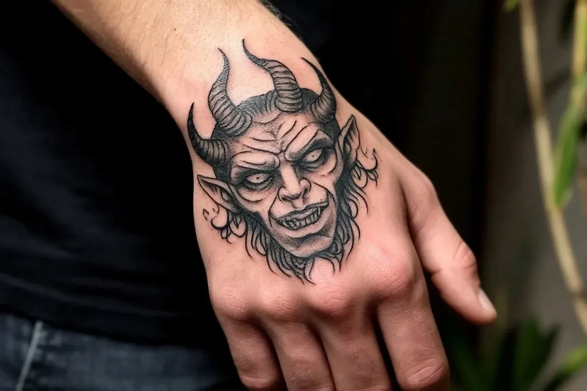 Какие рисунки на теле могут спровоцировать полосу неудач? Фото © Шедеврум 