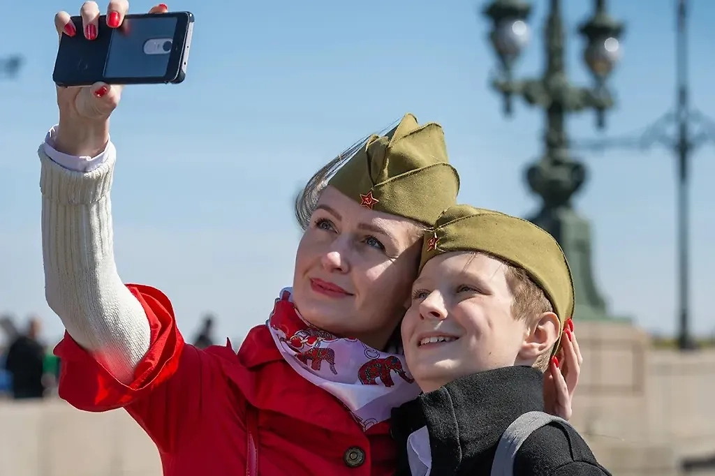 На День Победы россияне будут отдыхать четыре дня. Фото © ТАСС / Александр Рощин