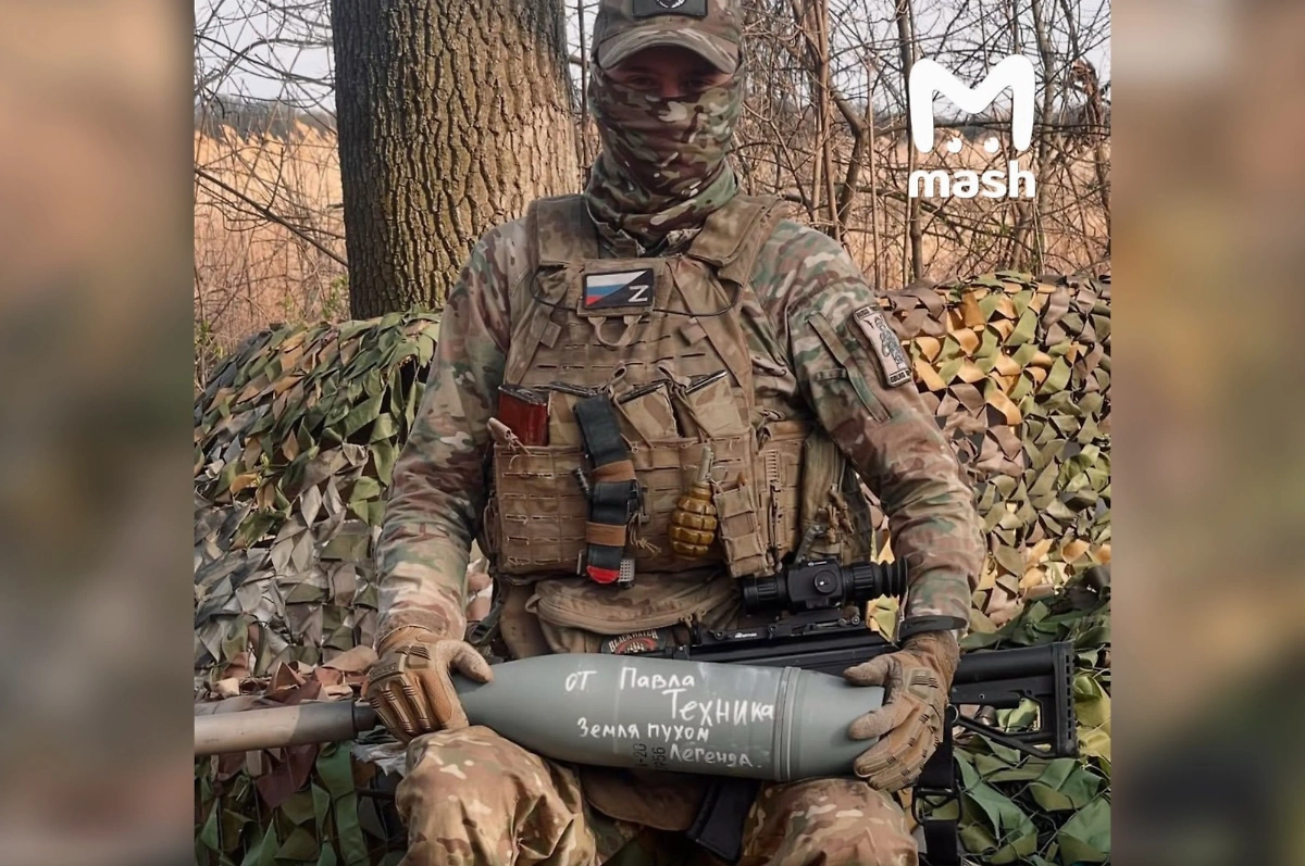 Паша Техник помогал бойцам ВС РФ в зоне СВО. Обложка © Telegram / Mash