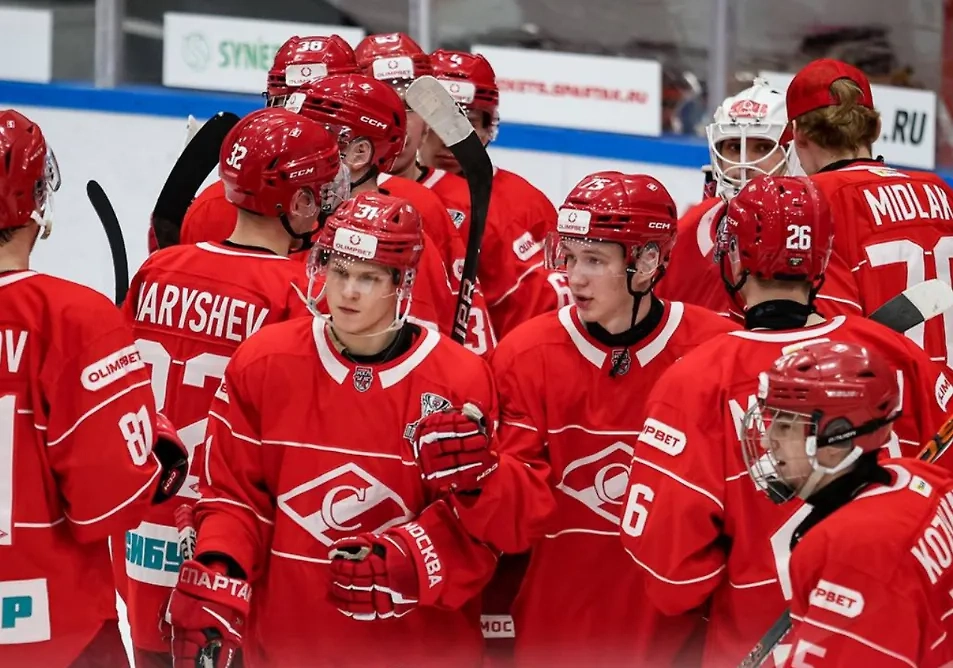 «Спартак» обыграл «Салават Юлаев». Обложка © Telegram / ХК «Спартак» Москва