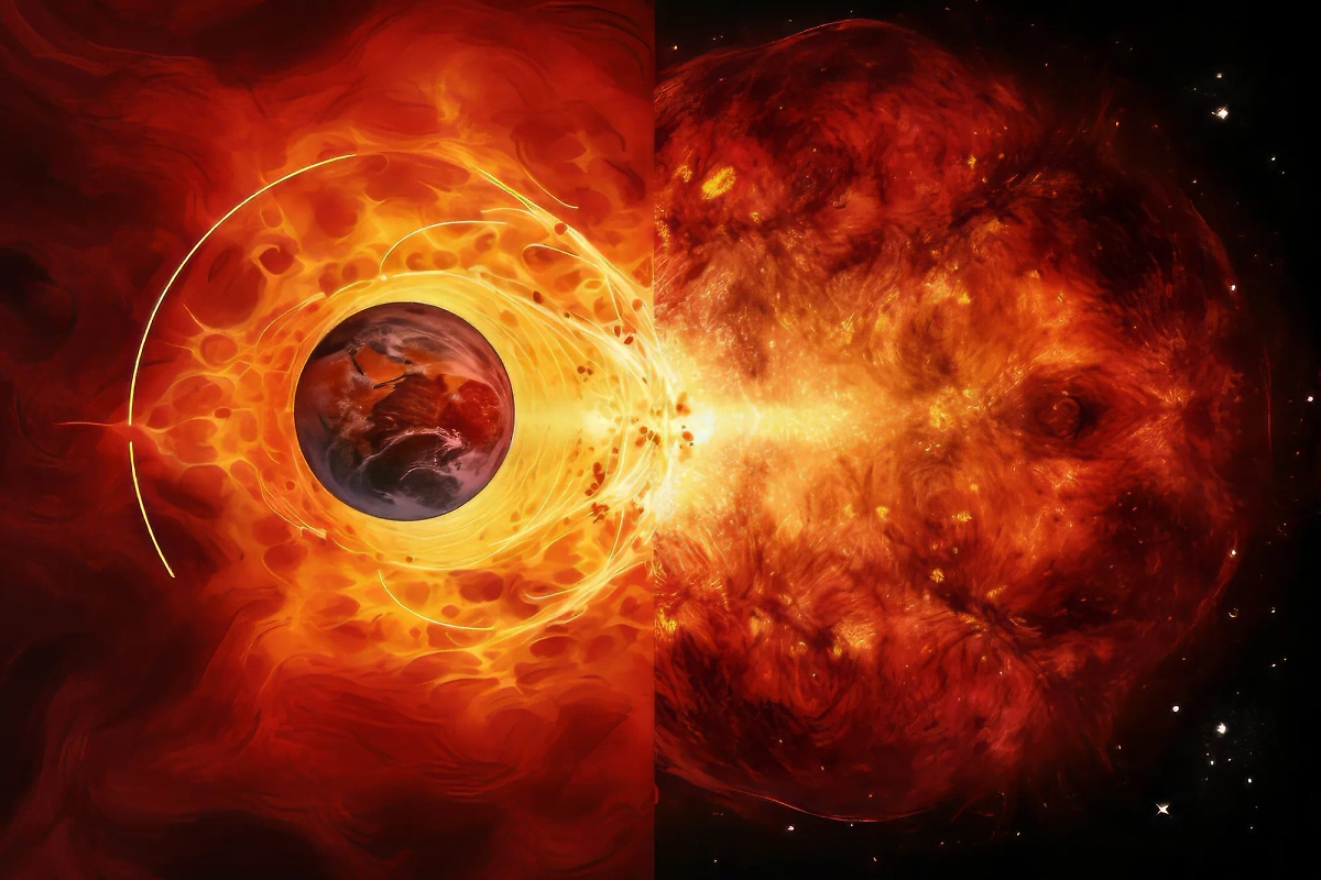 Магнитная буря усилилась. Обложка © Freepik / freepik