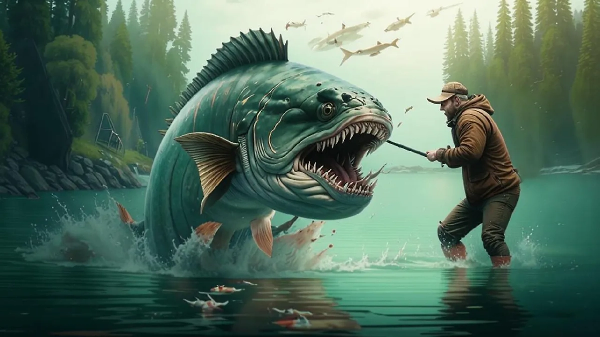 Эту рыбку будет особенно трудно вытащить без труда, отваги и смекалки. Фото © Кандинский