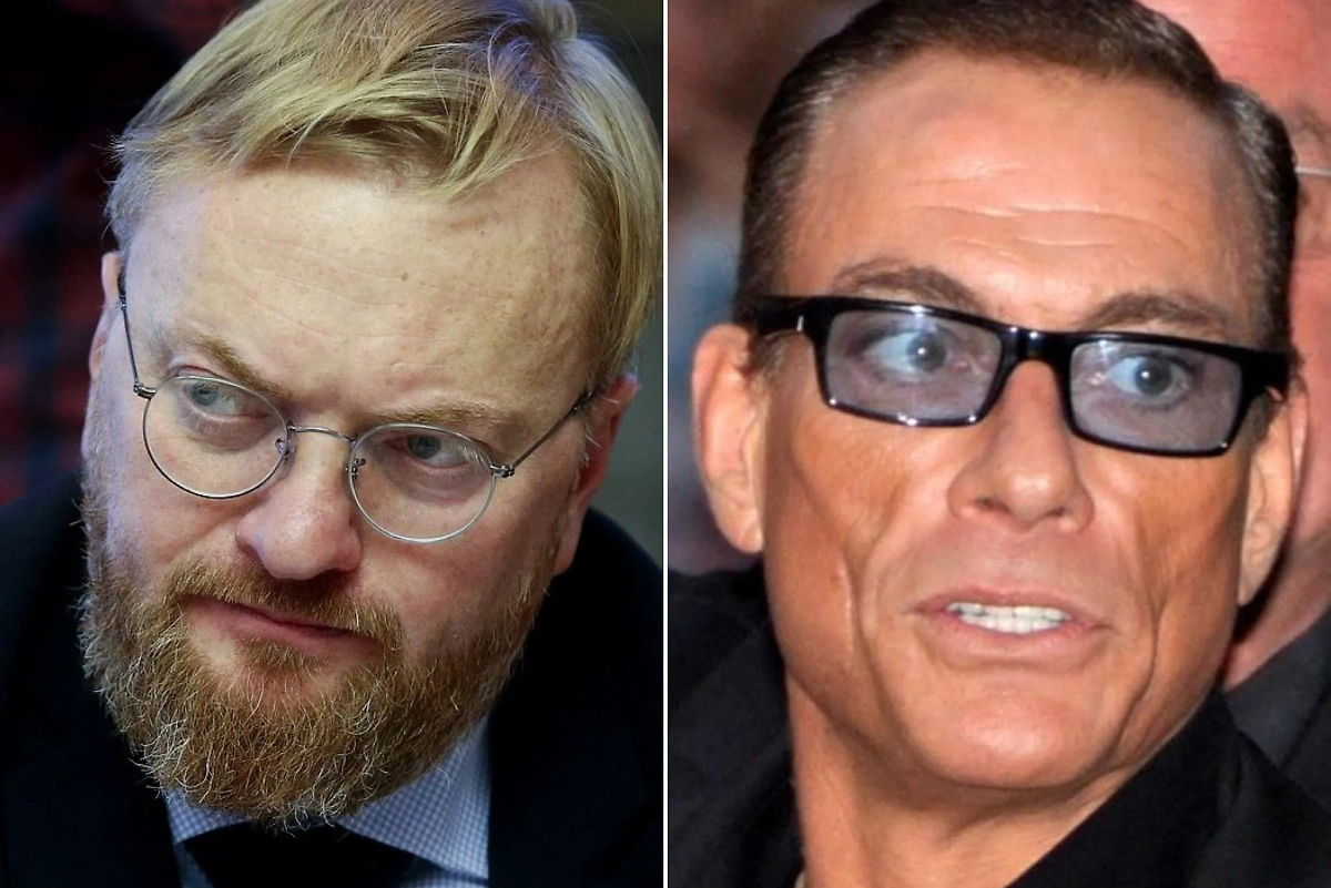 Виталий Милонов и Жан-Клод Ван Дамм. Обложка © Wikipedia / duma.gov.ru, Georgies Biard