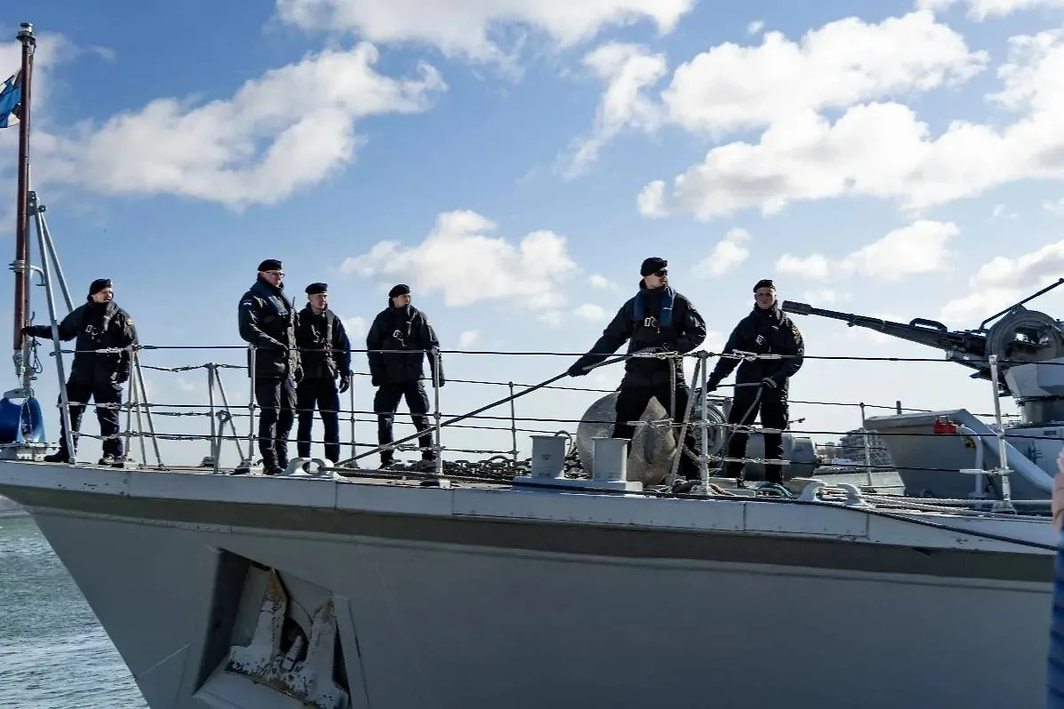 Экипаж тральщика ВМС Эстонии. Обложка © X / Estonian Defence Forces | Eesti Kaitsevägi