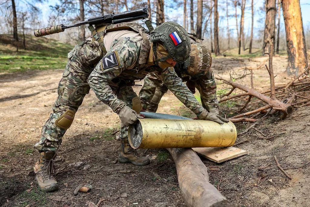 Российские военные в зоне проведения СВО. Фото © ТАСС / Алексей Коновалов