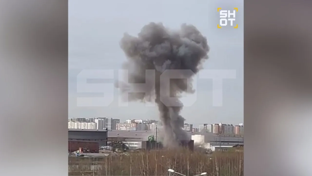 Взрыв на базе приёма металла Вторчермет в подмосковных Люберцах. Фото © SHOT