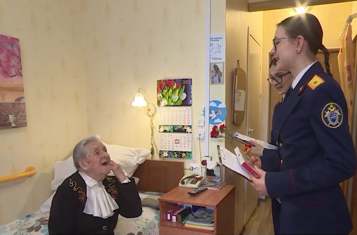 Встреча молодого поколения с ветеранами ВОВ. Обложка © Телеканал «Санкт-Петербург» / АО «ГАТР»