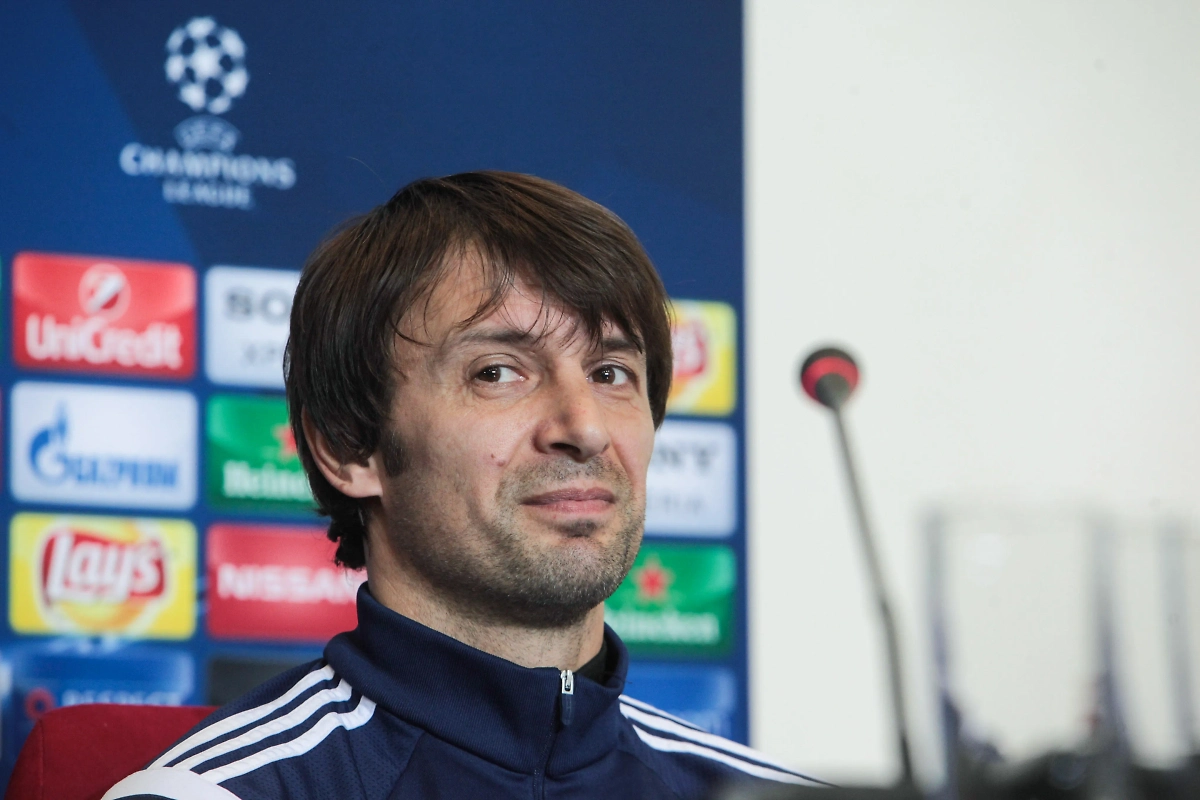 Главный тренер киевского «Динамо» Александр Шовковский. Обложка © ТАСС / Serhii Nuzhnenko