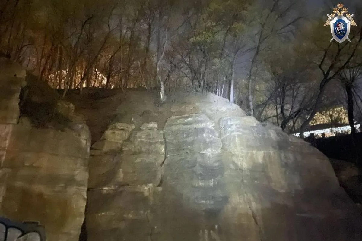 Скала в Каменном Логу. Фото © Telegram / Следком_Липецк