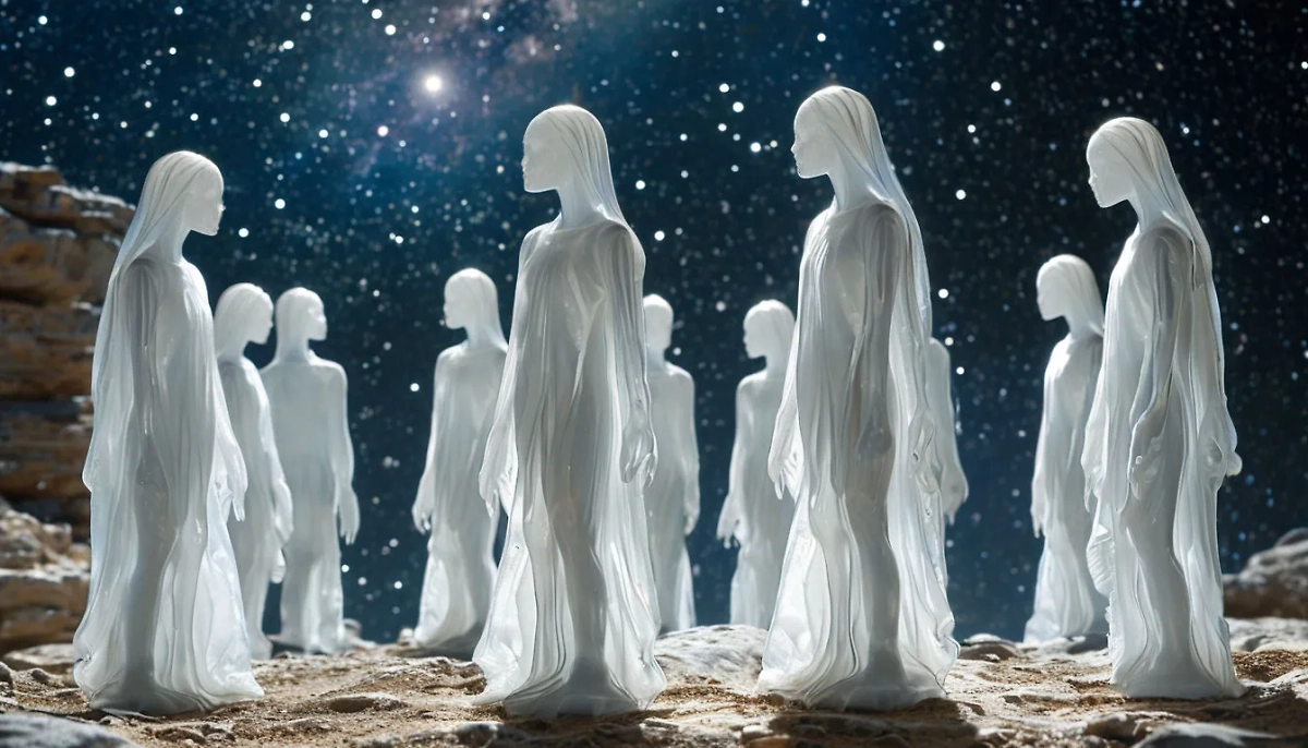 Учёные из США выявили скопления человеческих душ в космосе. Обложка © Life.ru Шедеврум