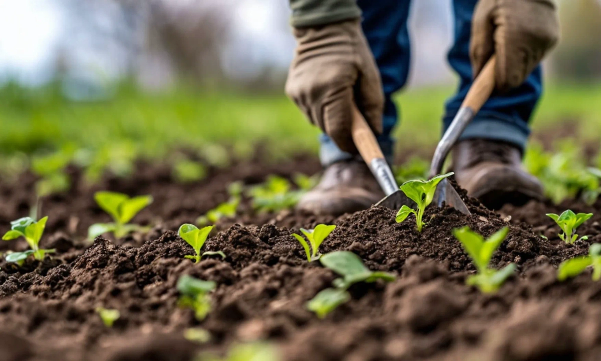 Посевной календарь на апрель 2025 года поможет разобраться, что именно сажать в этот месяц. Фото © «Шедеврум»