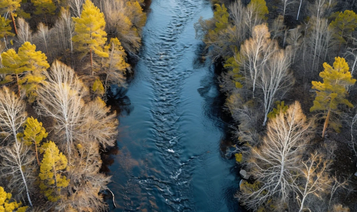 Наши предки разработали множество примет на апрель: они знали, каким будет урожай, по разливу рек. Фото © «Шедеврум»