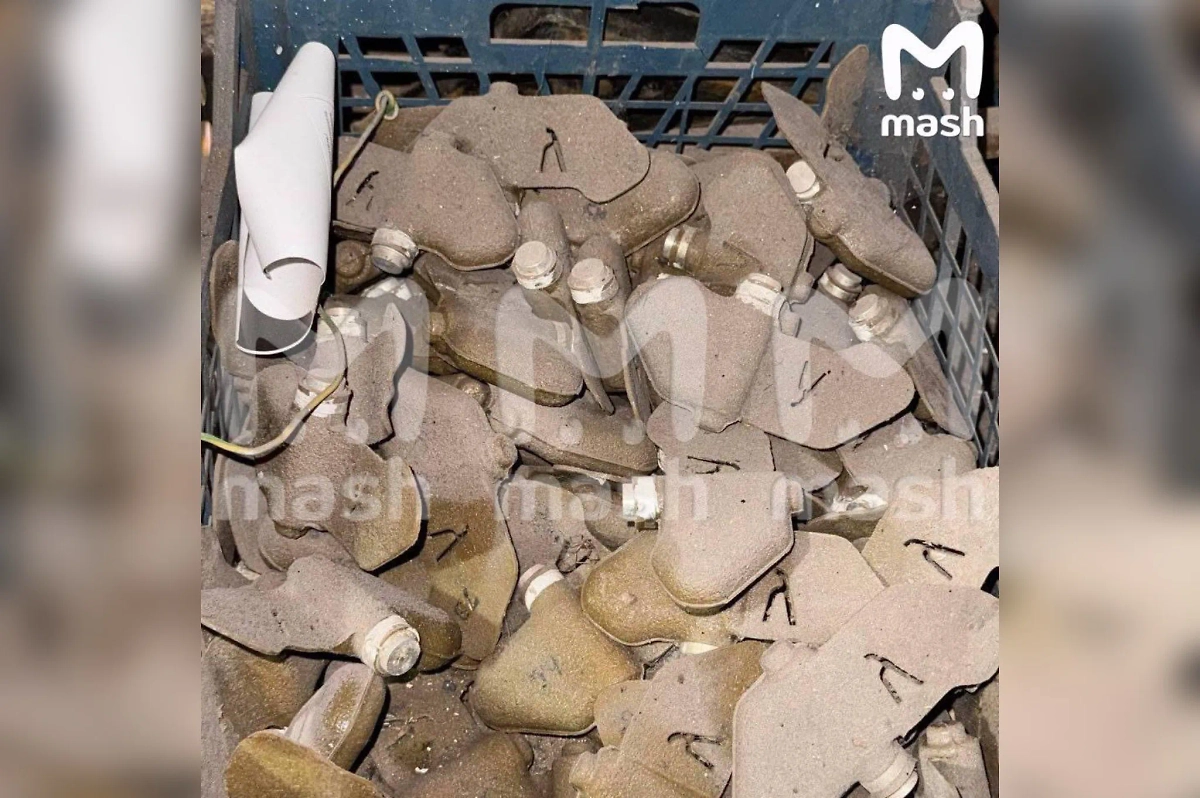 Ящик с минами. Фото © Telegram / Mash