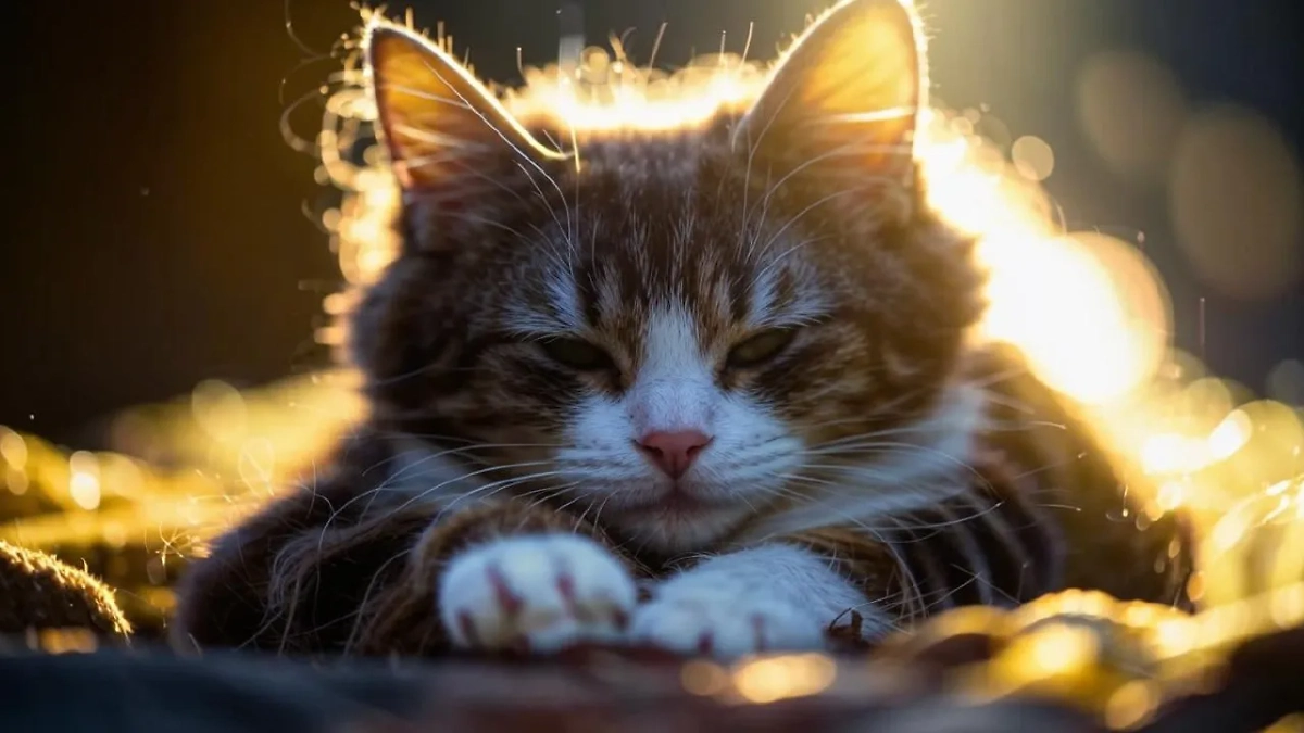 Медленное моргание у кошек является доверительной улыбкой. Обложка © Life.ru / Kandinsky 3.1