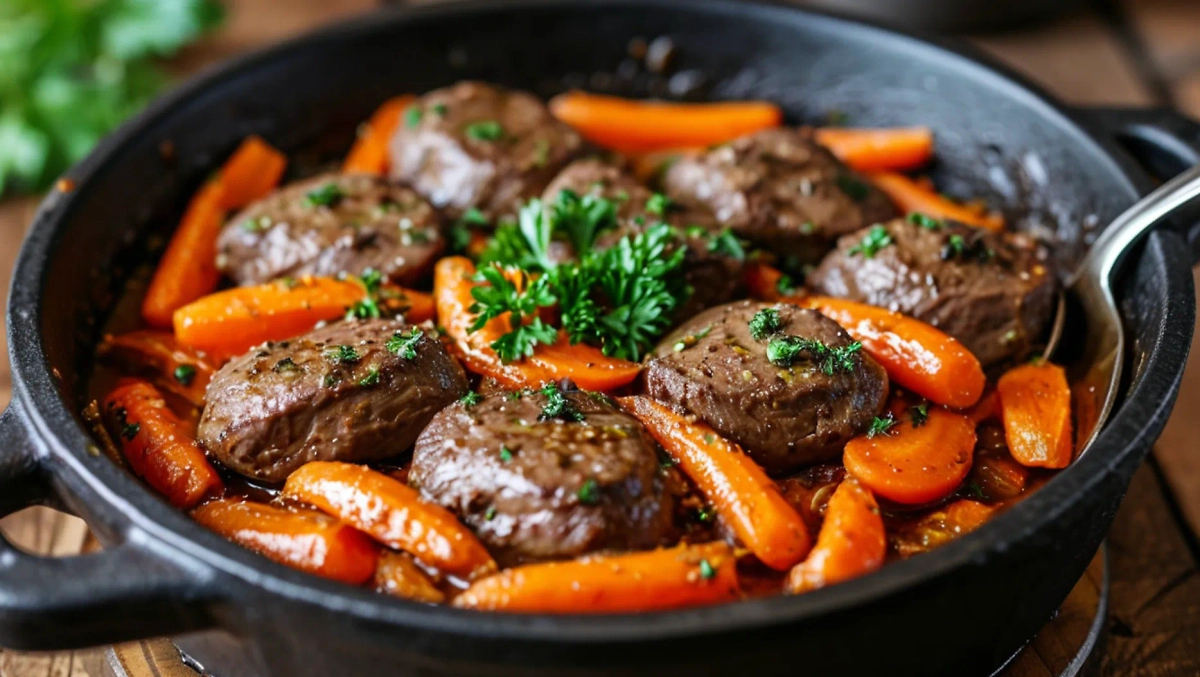 Очень хорошо дополняют куриную печень морковь и зелень. Фото © «Шедеврум»