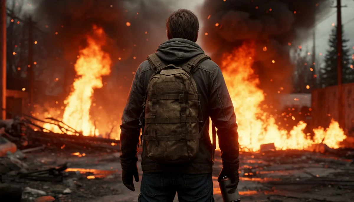 В Польше украинец облил бензином начальника и поджёг. Обложка © Шедеврум / Life.ru