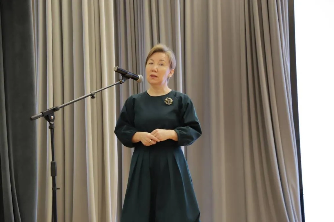 Ректор ПсковГУ Наталья Ильина. Фото © Telegram / Псковский государственный университет