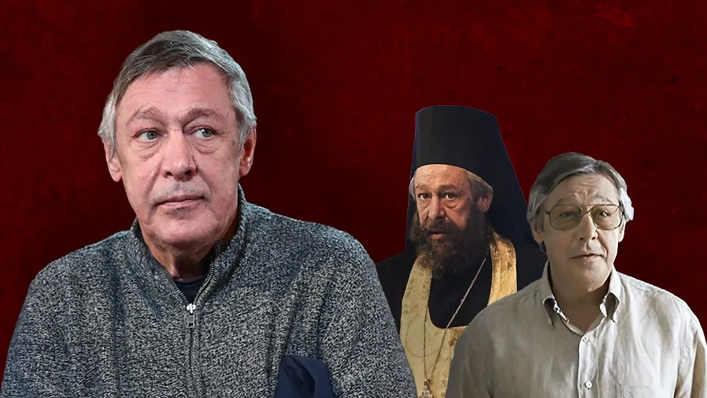 Герои Михаила Ефремова, которые сели бы в тюрьму по УК РФ. Коллаж © Life.ru. Фото © ТАСС / Станислав Красильников, кадр из фильма «День выборов – 2», «Гражданин никто» / Kinopoisk