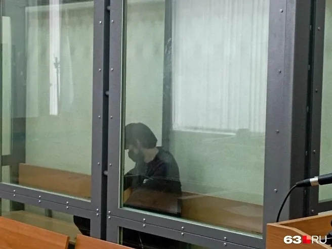 Амирхамза Гиёсджонзода в зале суда. Обложка © 63.ru / Илья Овсянников