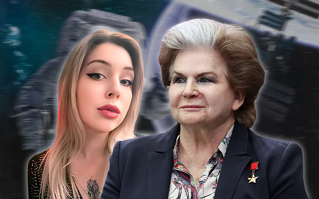 Елизавета Терешкова — однофамилица первой женщины-космонавта Валентины Терешковой. Обложка © Коллаж © Life.ru, фото © Shutterstock / FOTODOM / Aaron Alien, © ТАСС / Александр Казаков