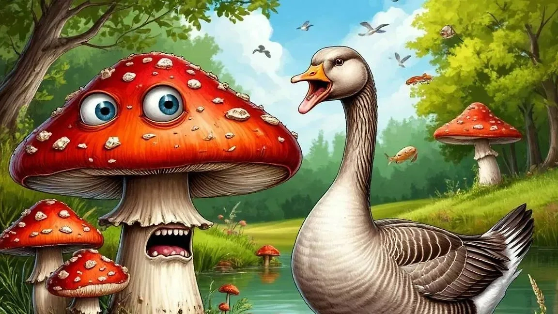 Смешно и страшно: нейросеть нарисовала русские пословицы и поговорки. Обложка © «Шедеврум»