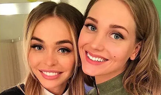 Анна Хилькевич и Кристина Асмус. Фото © Telegram /  Аня Хилькевич