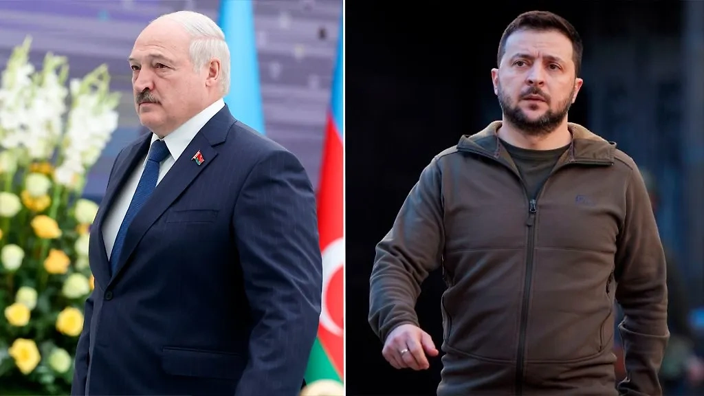 Александр Лукашенко и Владимир Зеленский. Обложка © ТАСС / Валерий Шарифулин, © Getty Images / Handout / Ukrainian Presidency