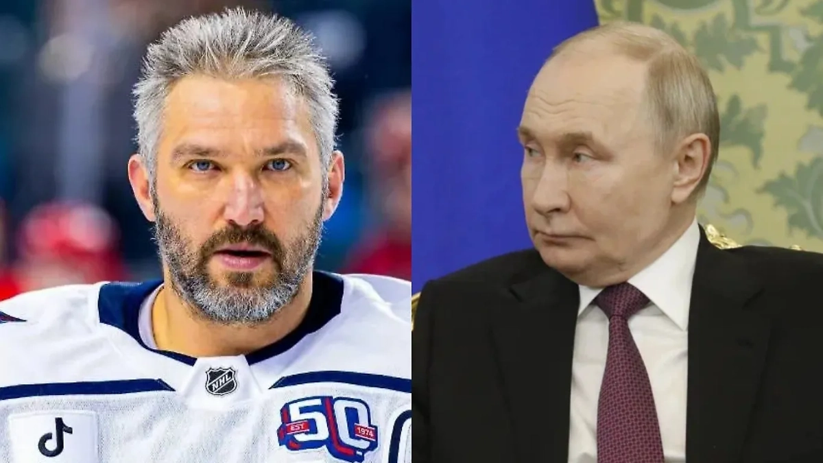 Александр Овечкин и Владимир Путин. Обложка © X / Washington Capitals / Life.ru