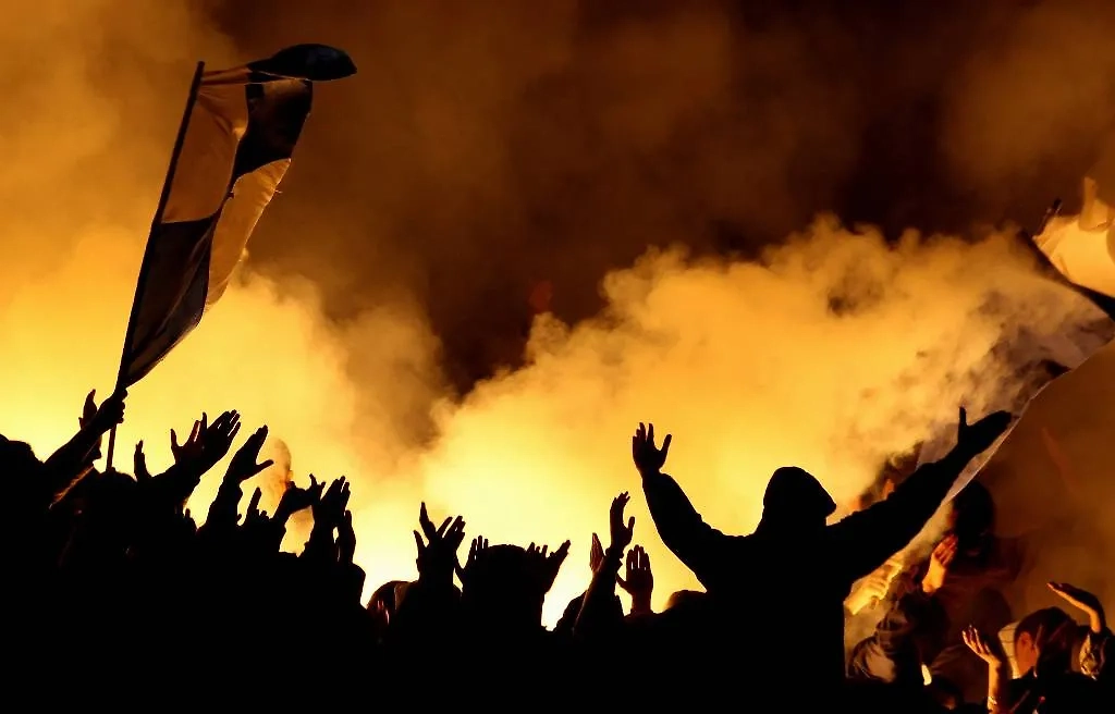Футбольные фанаты. Обложка © Shutterstock / FOTODOM / Damir Sencar