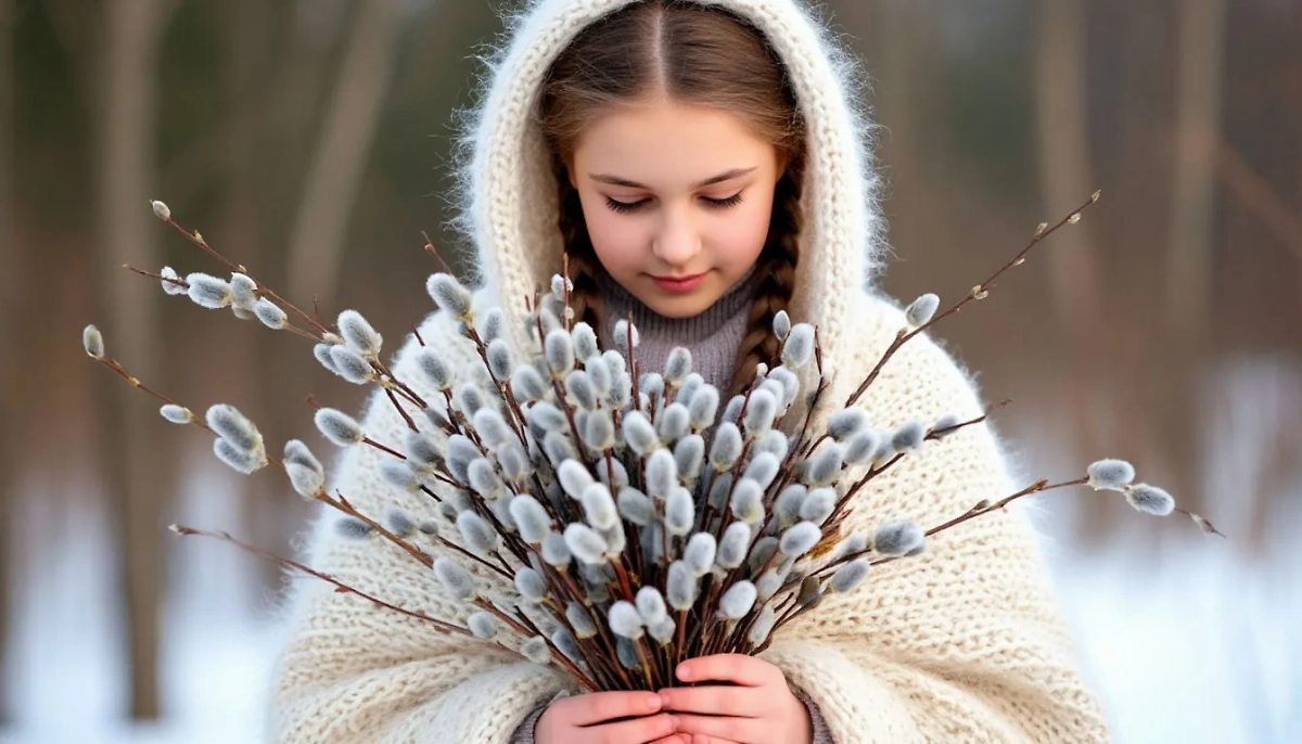 Россиянам напомнили об истории и глубоком значении праздника Вербного воскресенья. Обложка © Life.ru / Шедеврум
