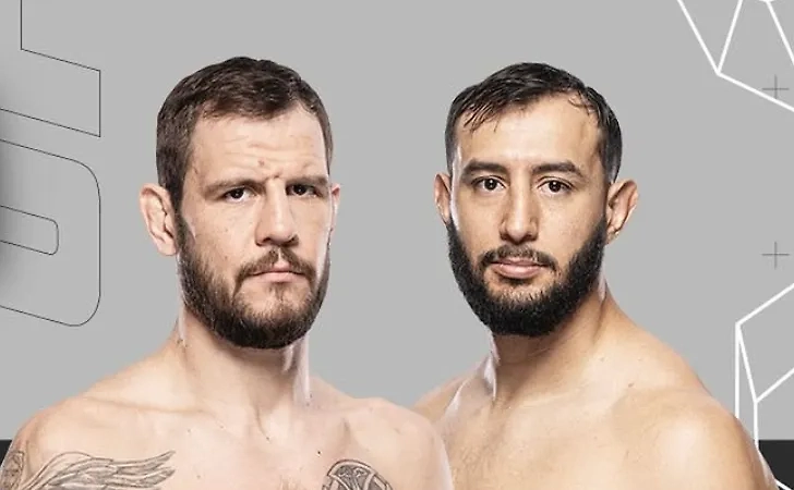 Никита Крылов и Доминик Рейес. Обложка © Instagram (признан экстремистской организацией и запрещён на территории Российской Федерации)/ ufceurasia, nikitakrylovufc