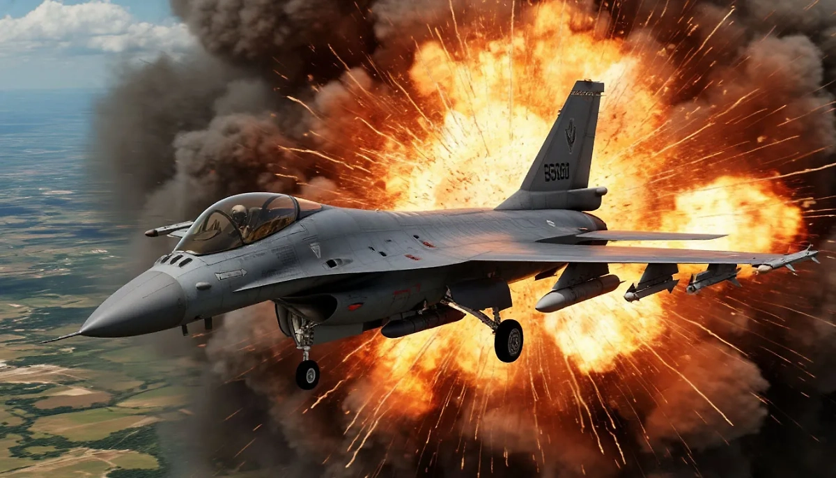 Наша армия уничтожила F-16. Обложка © Life.ru / Шедеврум