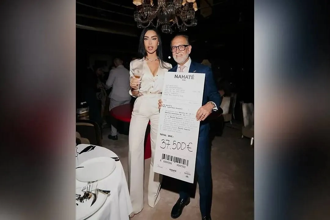 Диана Ахадпур и Сальваторе Калабрезе. Обложка © Instagram (признан экстремистской организацией и запрещён на территории Российской Федерации) / diana_ahadpour