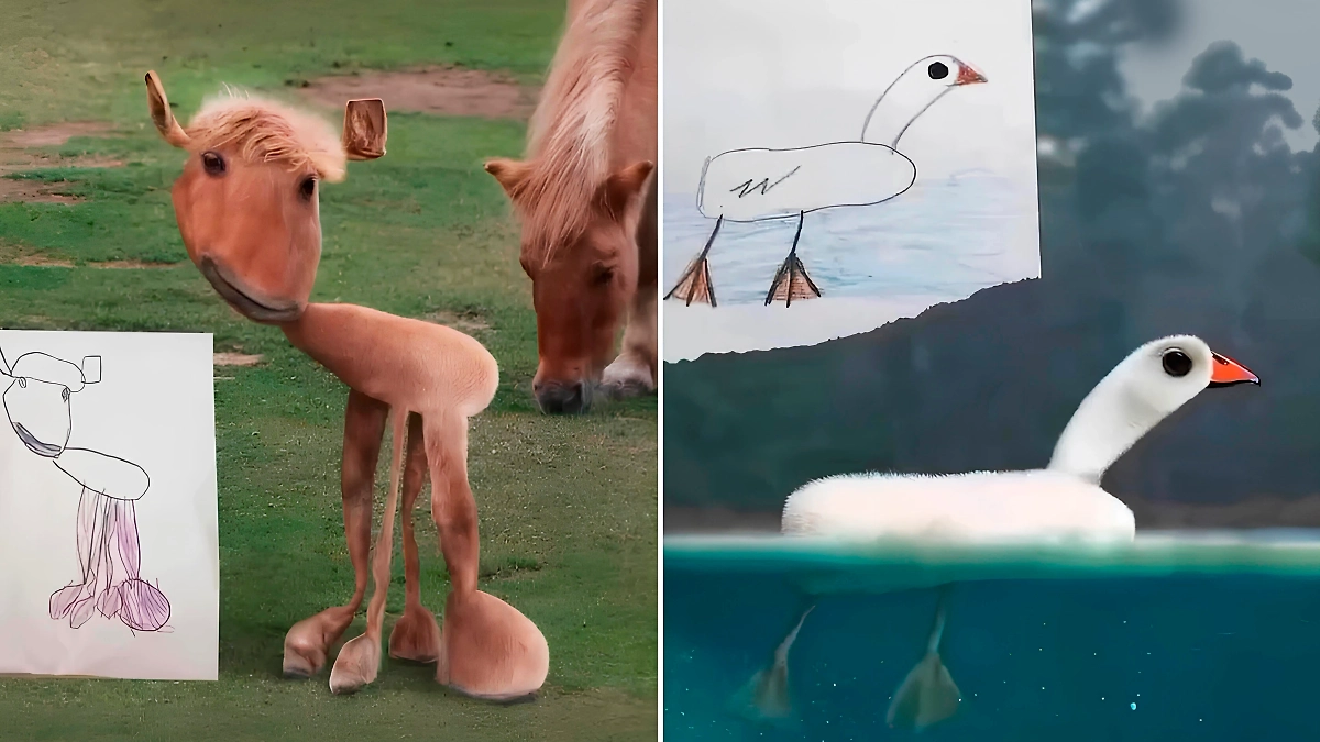 Нейросеть «оживила» детские рисунки — посмотрите на этих забавных монстров! Обложка © r/ретранслятор, © r/ретранслятор