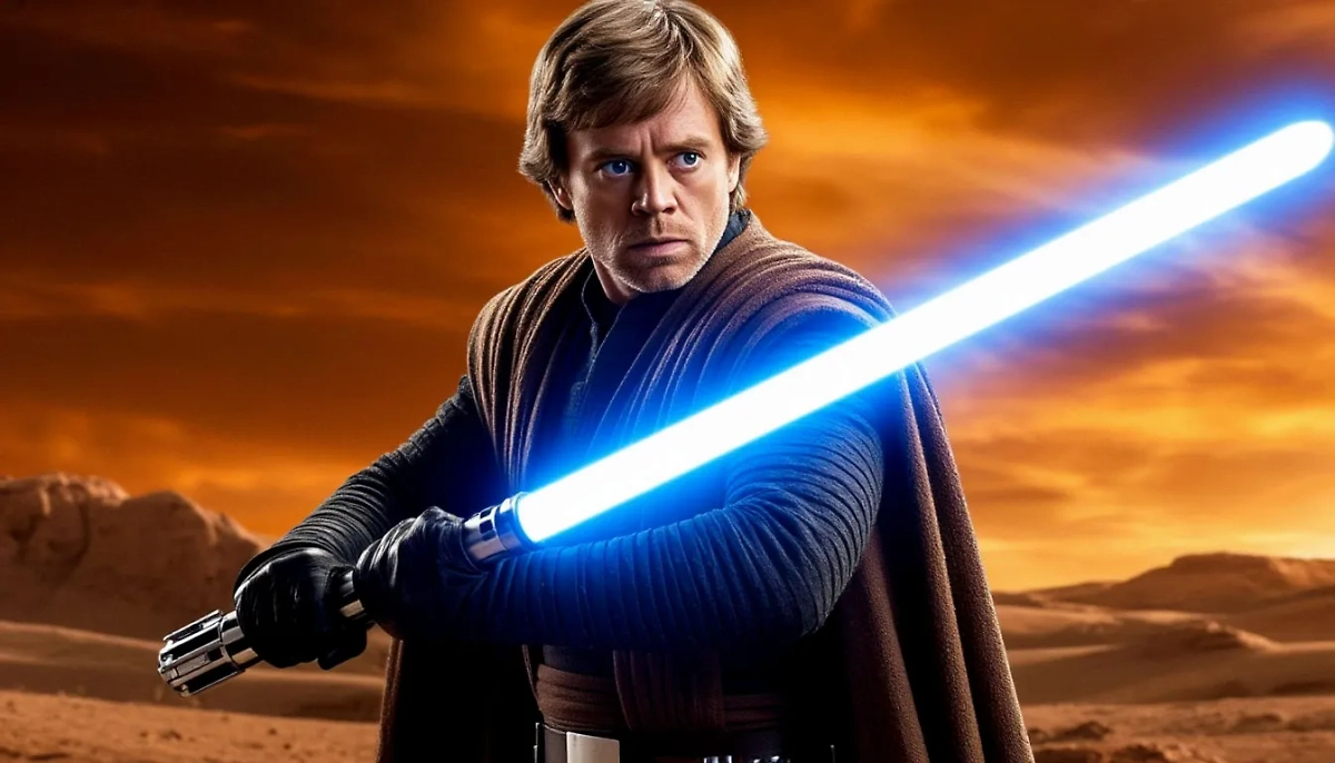 Люк Скайвокер прошёл все испытания и смог восстановить баланс Силы. Фото ©  «Шедеврум»