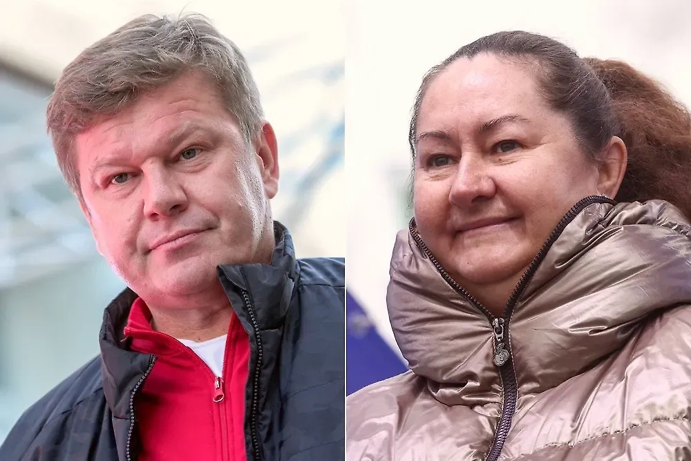 Дмитрий Губерниев и Елена Вяльбе. Обложка © ТАСС / Сергей Булкин, Егор Алеев