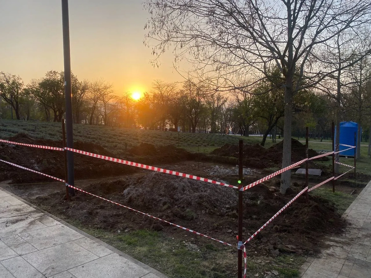 Часовню в Севастополе уже начали строить. Фото © Telegram / РаZVожаев